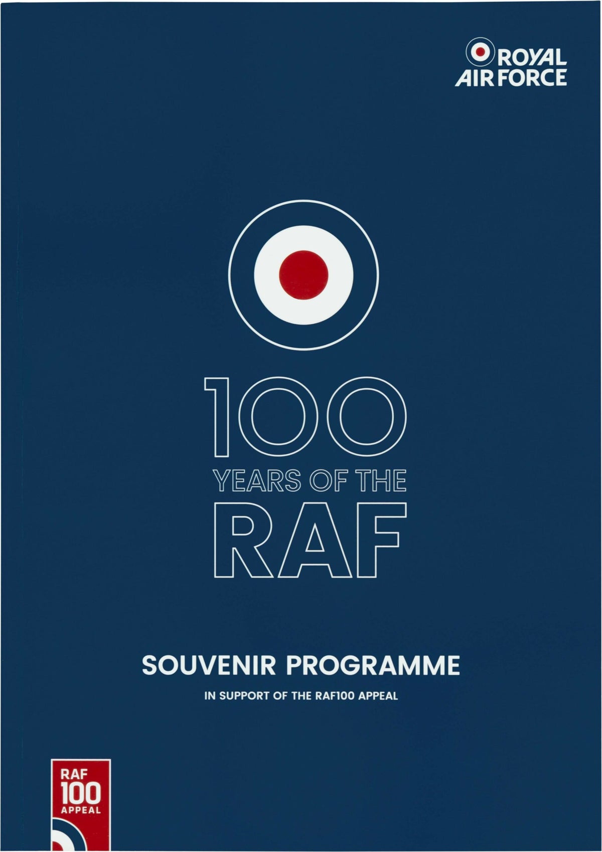 100 Years of the RAF Souvenir Programme