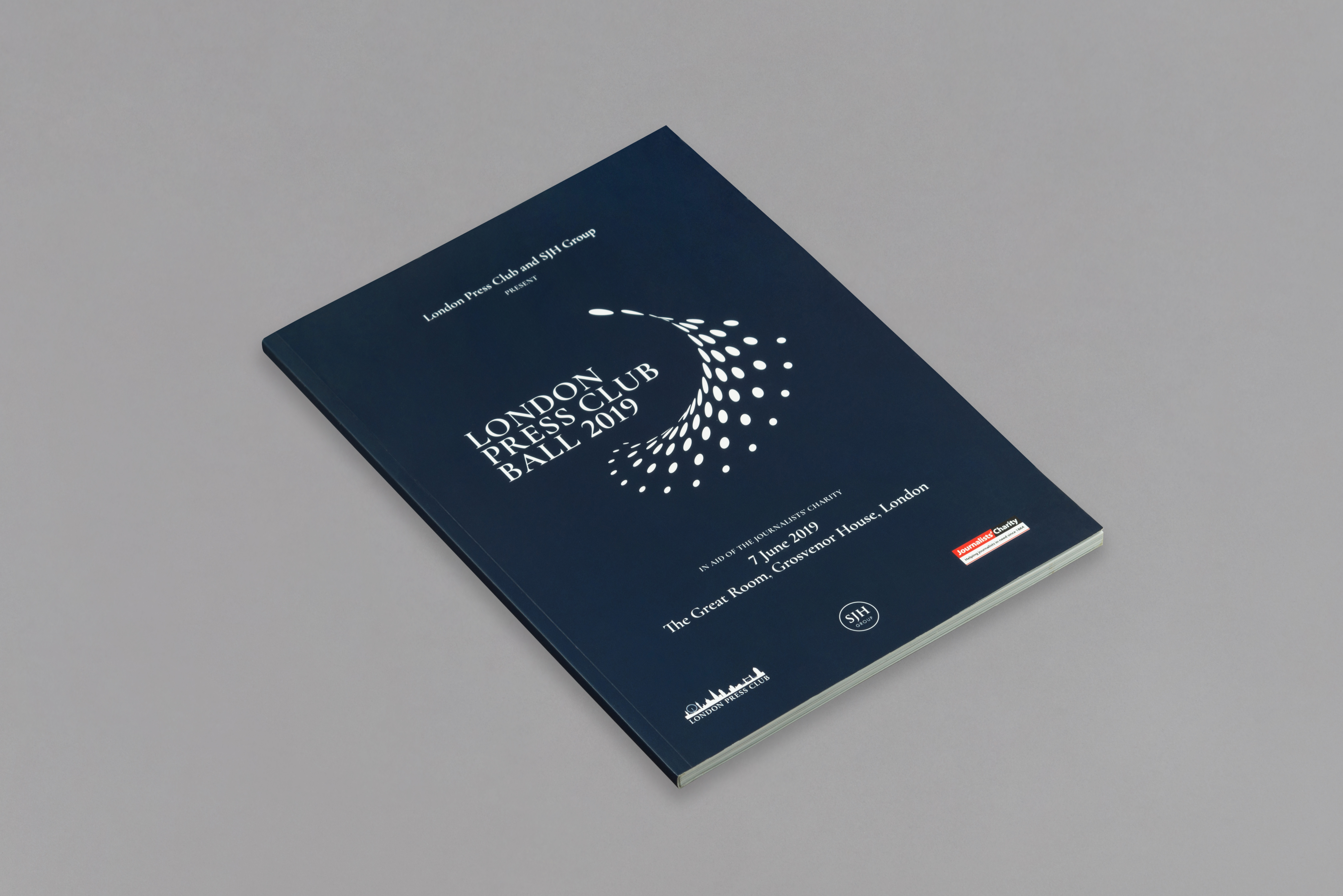 London Press Club Ball programme cover